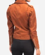 Alison Suede Biker Jacket - Image 2