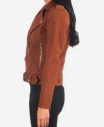 Alison Suede Biker Jacket - Image 4