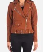 Alison Suede Biker Jacket