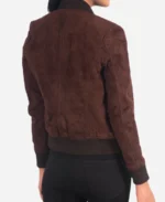 Bliss Suede Bomber Jacket - Image 2