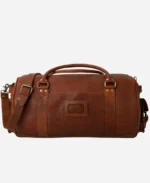 Classic Leather Travel Duffle Bag - Image 2