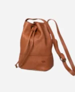 Handcrafted Leather Bucket Bag - Image 3