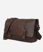 Handmade Leather Messenger Bag - Image 5