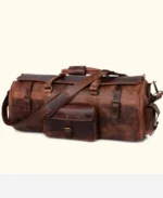 Legendary Leather Travel Duffle Bag - Image 3
