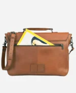 Premium Laptop Leather Messenger Bag - Image 7