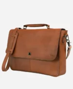 Premium Laptop Leather Messenger Bag - Image 6