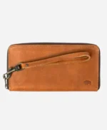 Quilted Leather Wristlet Wallet - Image 3