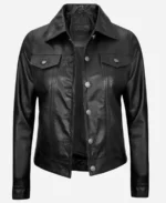 Women Four-Pocket Trucker Jacket