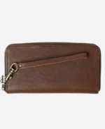Classic Leather Wristlet Wallet - Image 2