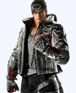 8 Jin Kazama Tekken Game Black Leather Jacket