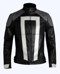 Agents Of Shield Ghost Rider Black Leather Jacket