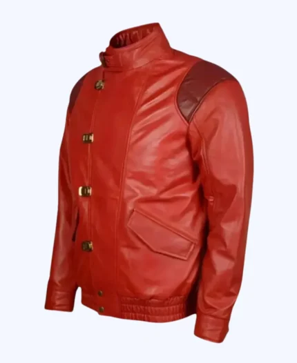 Akira Kaneda Pill Capsule Red Leather Jacket