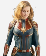 Brie Larson Captain Marvel Carol Danvers Leather Jacket