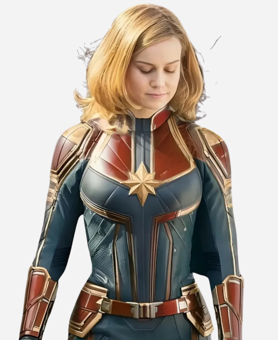 Brie Larson Captain Marvel Carol Danvers Jacket Brie Larson Captain Marvel Carol Danvers Leather Jacket