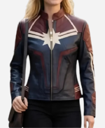 Brie Larson Captain Marvel Leather Jacket