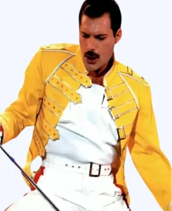 Queen Rock Concert Freddie Yellow Leather Jacket