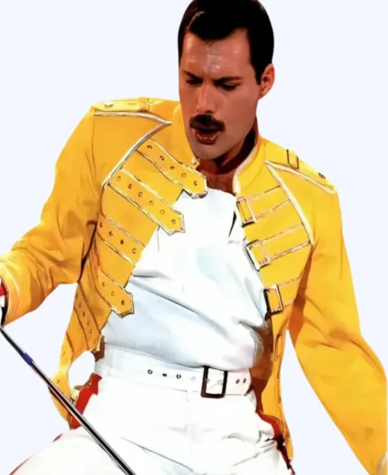 Queen Rock Concert Freddie Yellow Leather Jacket