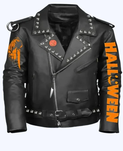 Halloween Michael Myers Black Leather Jacket