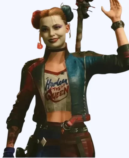 Harley Quinn Suicide Squad Kill League Leather Jacket