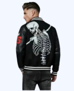 James Blake Godspeed Skull Black Jacket