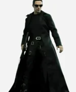 Keanu Reeves The Matrix Reloaded Black Coat