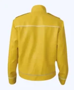 Queen Rock Concert Freddie Mercury Yellow Leather Jacket