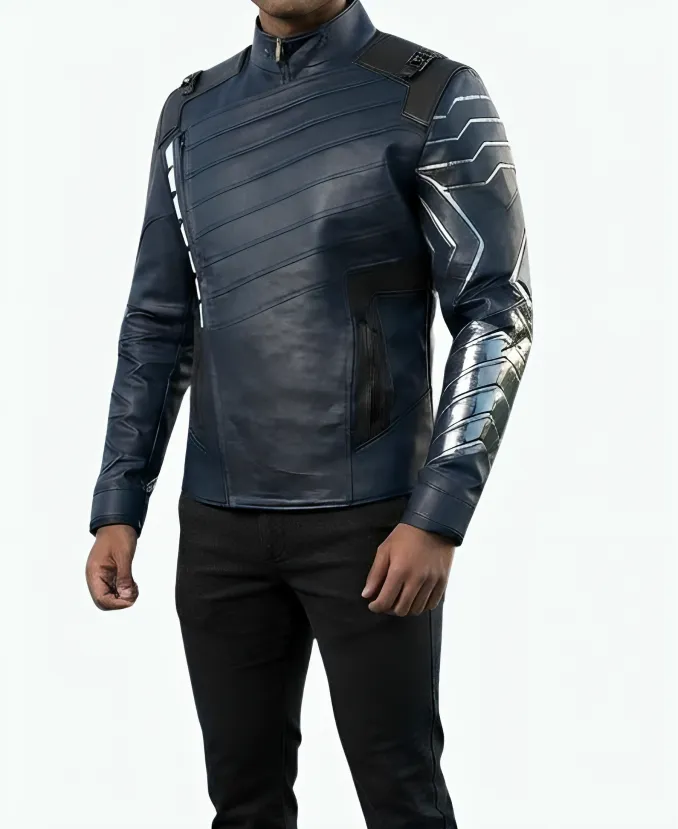 Sebastian Avengers Infinity Leather Jacket Sebastian Stan Avengers Infinity Jacket