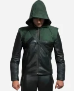 Stephen Amell Arrow Green Jacket - Image 2