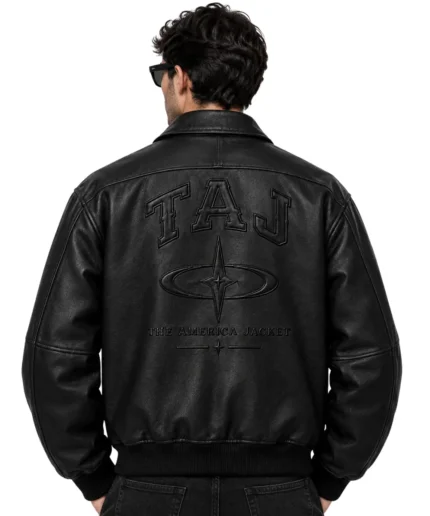 The America Jacket Blackout Leather Jacket