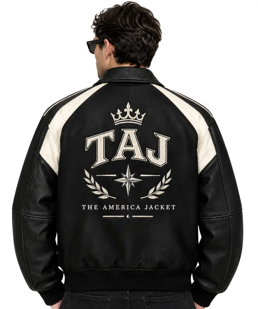 The America Jacket Crown Leather Jacket The America Jacket Crown Leather Jacket - Image 1