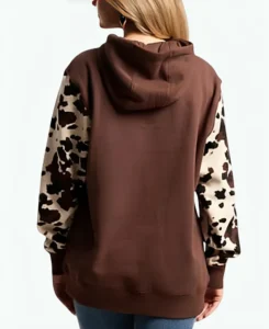 Ariat Cow Print Hoodie