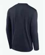 Nike Auburn Tigers Alex Golesh 2026 Sideline Small Logo Legend Navy Blue LS T-Shirt