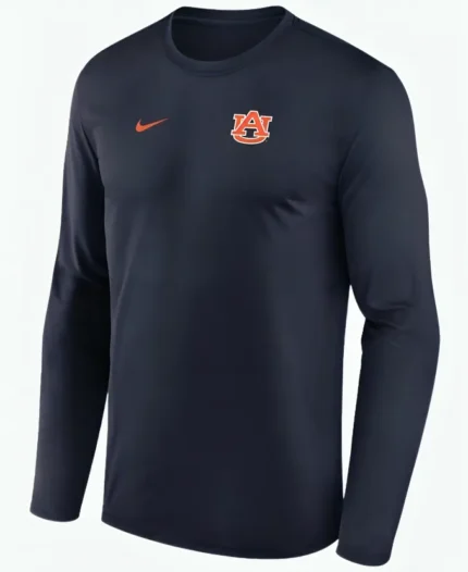 Nike Auburn Tigers Alex Golesh 2026 Sideline Small Logo Legend Navy Blue