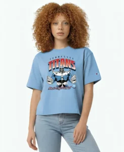 Tennessee Titans Disney x Champion 2026 Light Blue T-Shirt