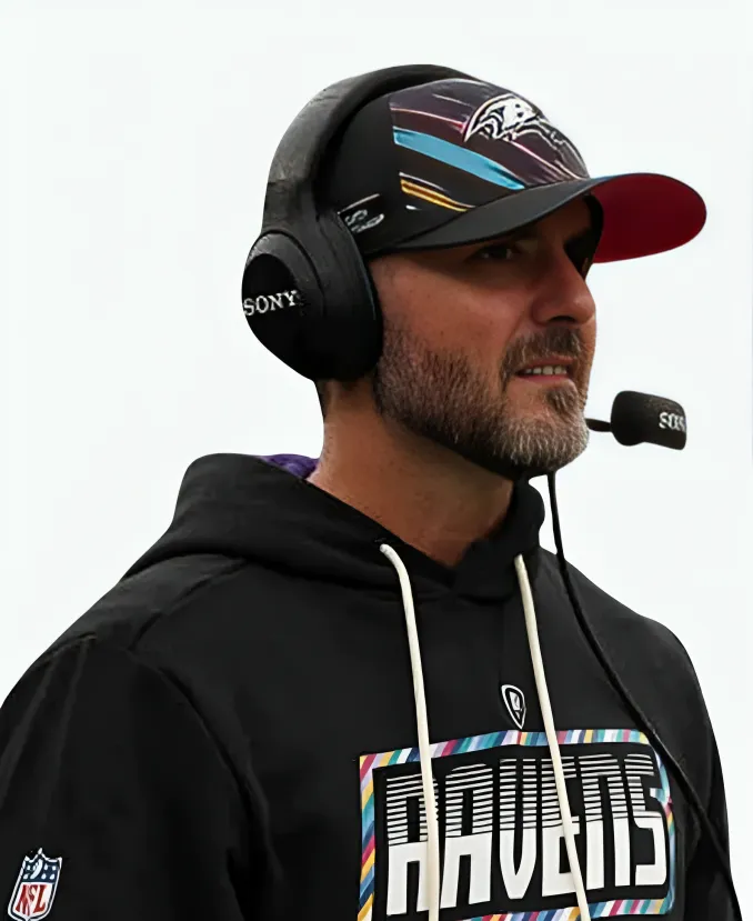 Nike Baltimore Ravens 2026 Head Coach Jesse Minter Crucial Catch Black Hoodie Nike Baltimore Ravens 2026 Head Hoodie