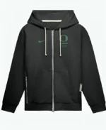 Nike Oregon Ducks 2026 Sideline Issue Zip-Up Black Hoodie