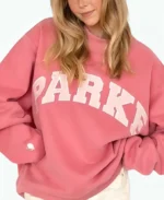 Parke x Pink Aid Breast Cancer Awareness 2026 Mockneck Pink Sweatshirt