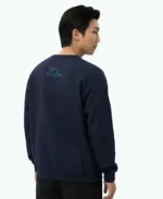 Unisex RM x SFMOMA Between You & Me Navy Blue Sweatshirt