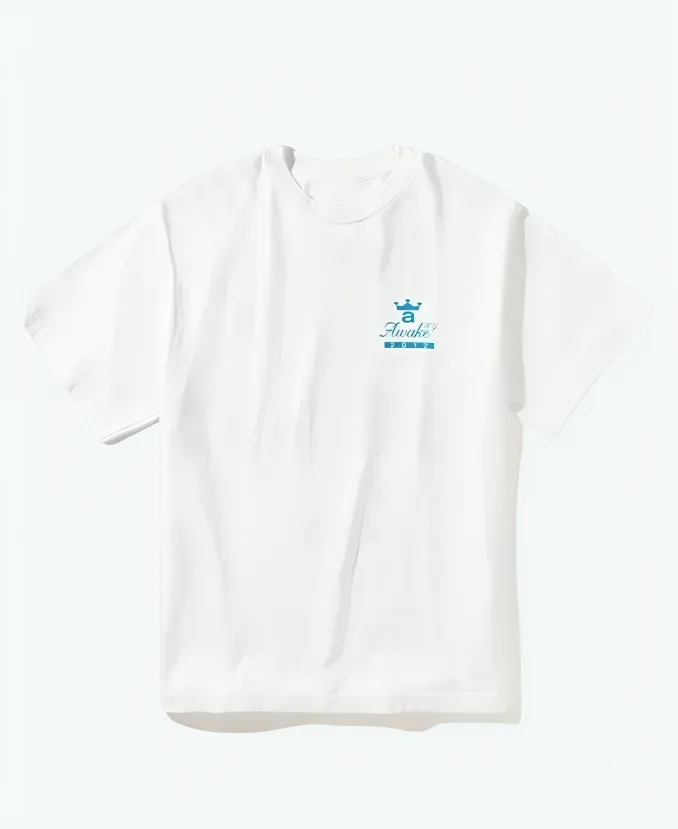 Unisex AWAKE NY x Jordan 2026 White T-Shirt AWAKE NY x Jordan Crown Logo T-Shirt