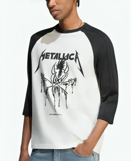 Unisex Adidas x Metallica 34 Sleeve Cali Tee