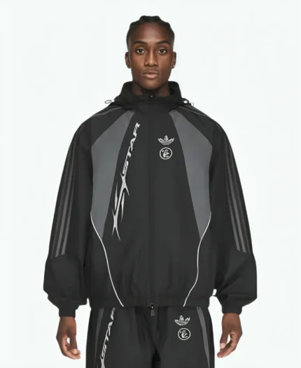Unisex Adidas x Hellstar 2026 Black & Grey Jacket