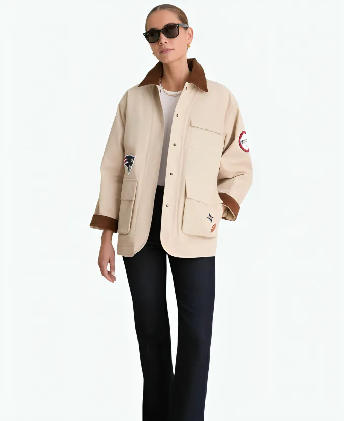 Unisex England Patriots 2026 Fanatics x Tuckernuck Jacket Unisex New England Patriots 2026 Fanatics x Tuckernuck Barn Jacket