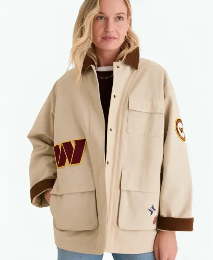 Unisex Fanatics x Tuckernuck 2026 Commanders Cream Jacket