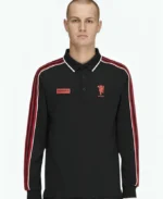Unisex Manchester United x Adidas SPZL FC 2026 Black Polo T-Shirt